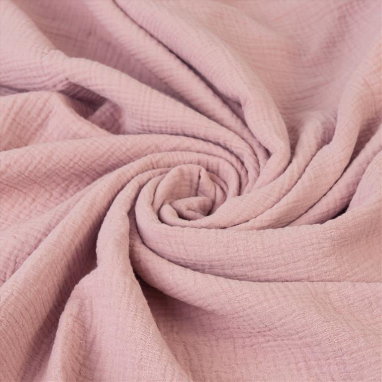 3-piece set of muslin burp cloths in dusty pink-gray - 70x80 cm