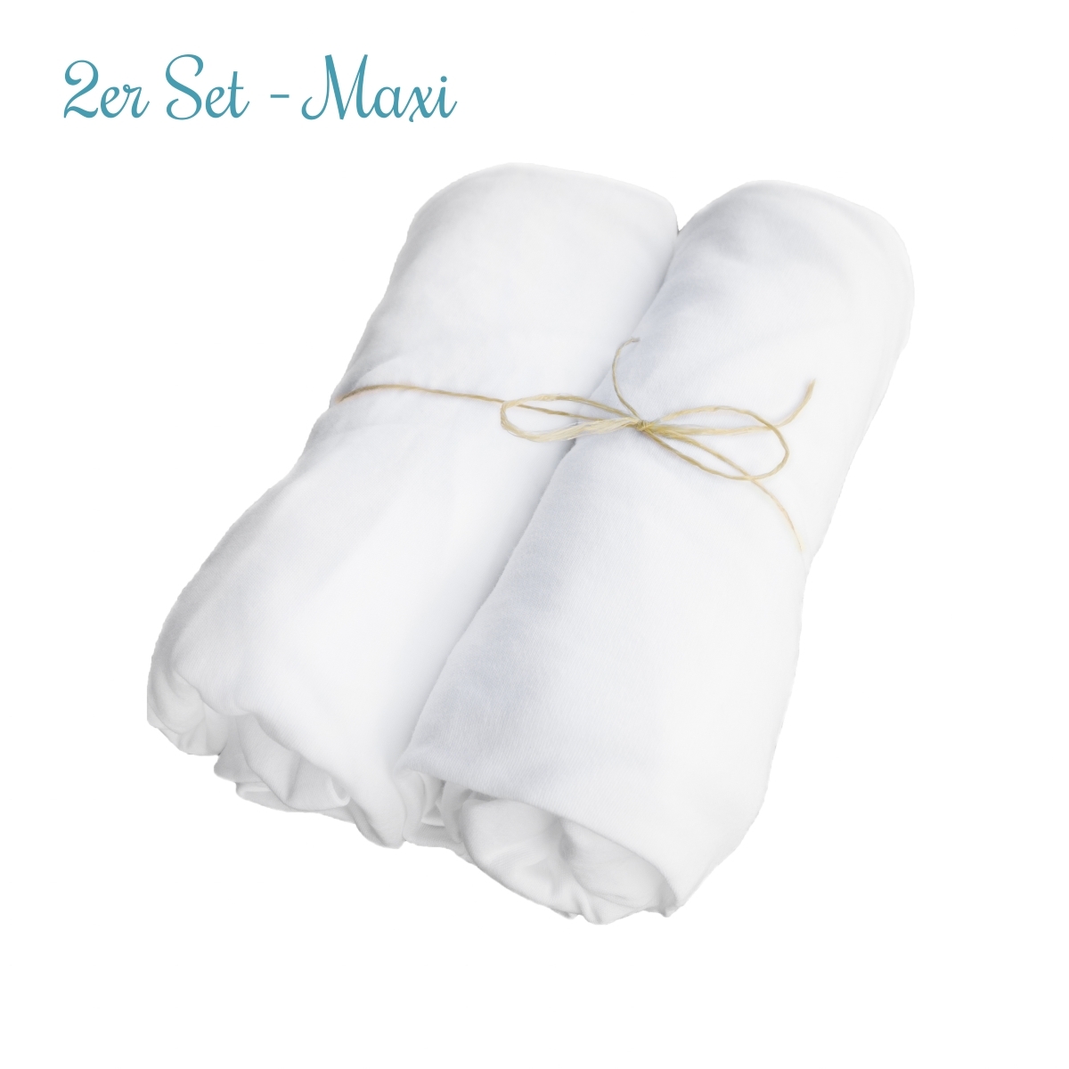 2-piece set fitted sheets - MAXI - 70x120
