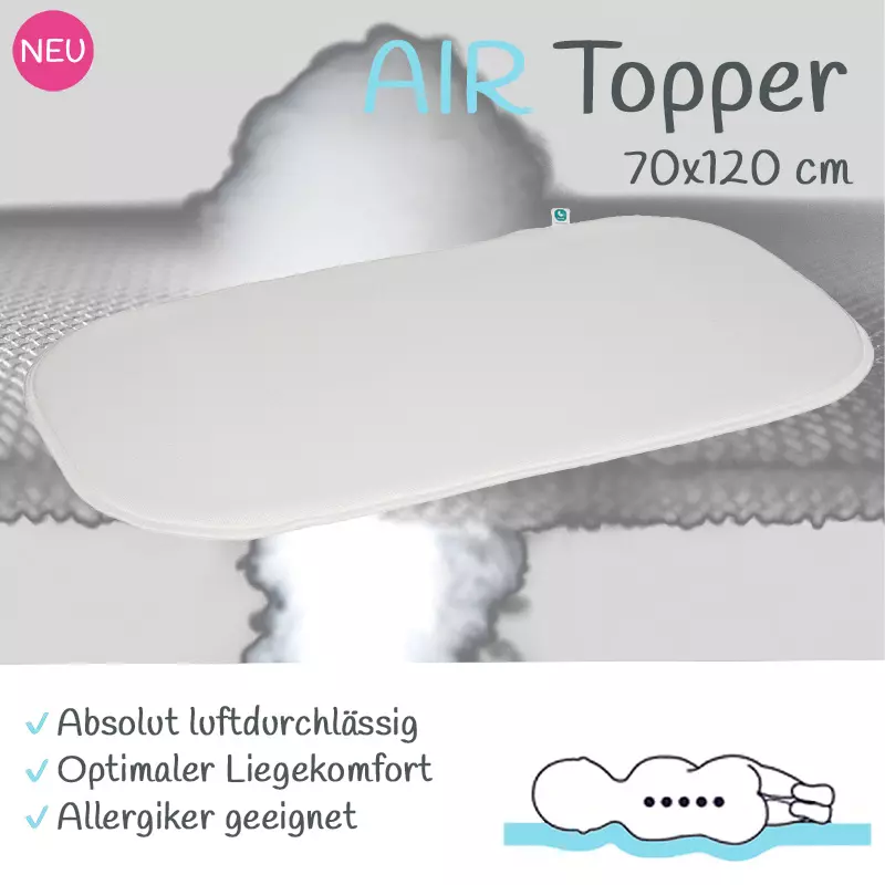 tweeto AIR-Topper 70x120 - Matratzentopper
