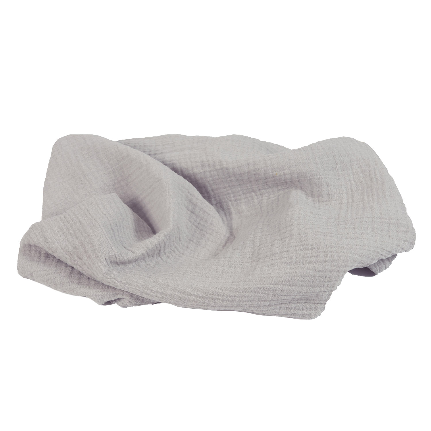 MUSLIN swaddle blanket - light gray - 80x120 cm