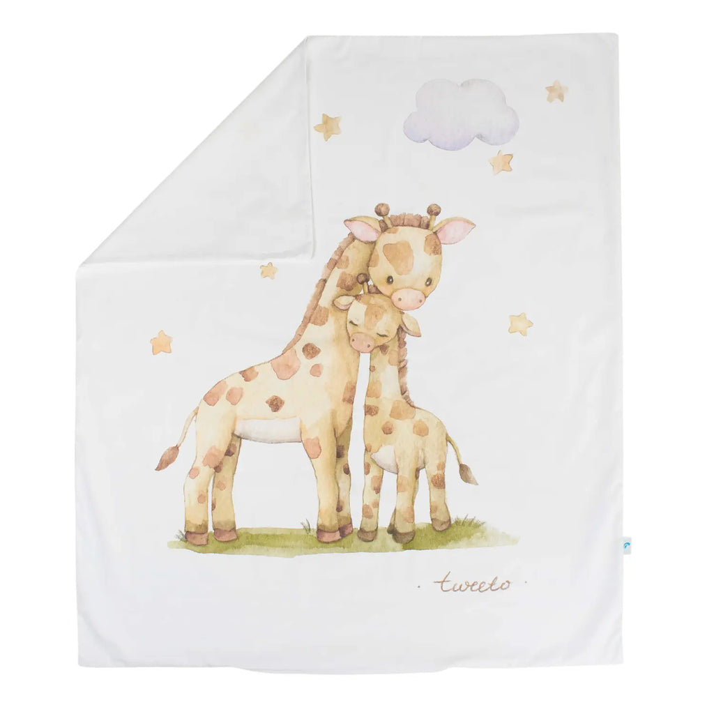 tweeto® Ensemble de Literie pour Bébé Safari 2 Pièces