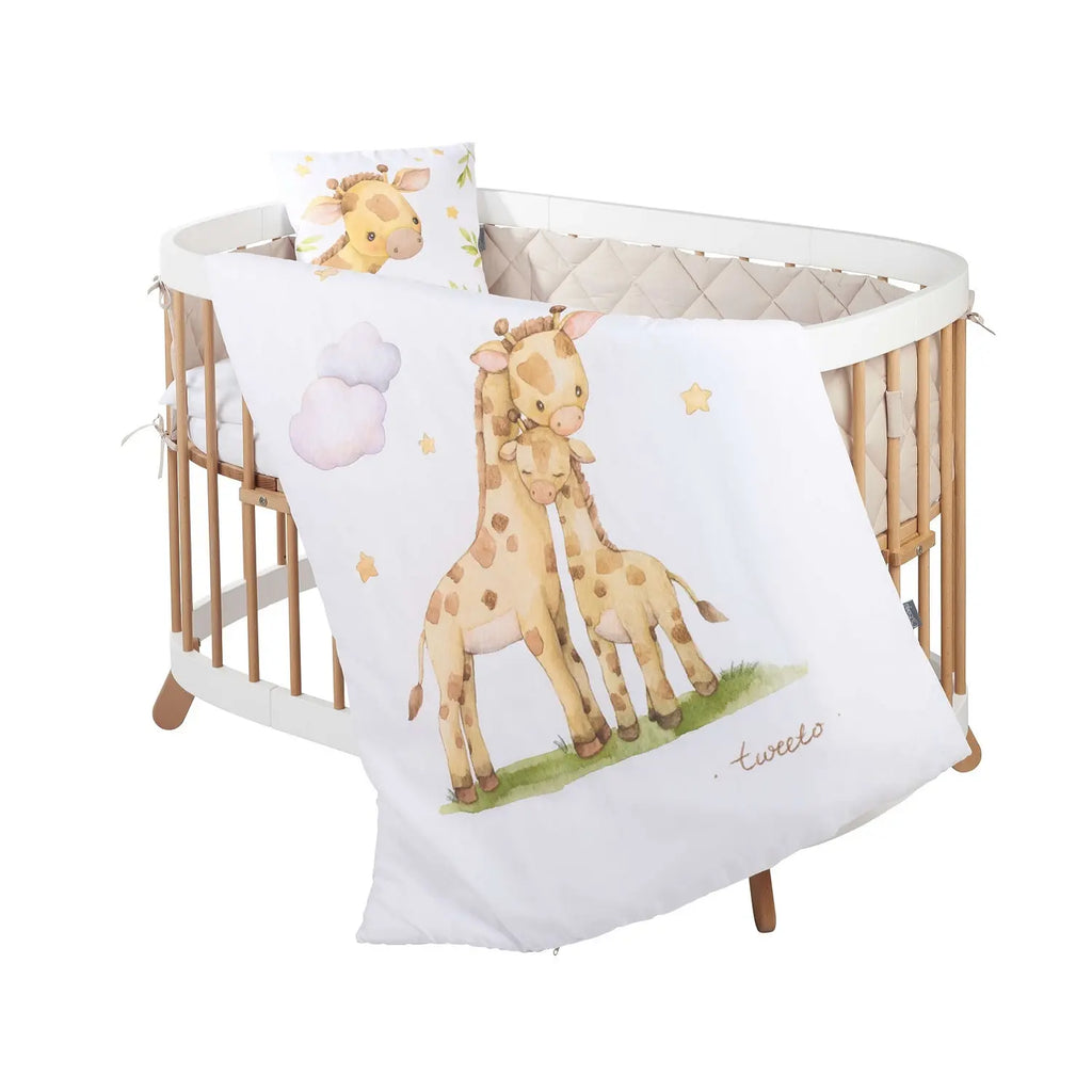tweeto® Ensemble de Literie pour Bébé Safari 2 Pièces