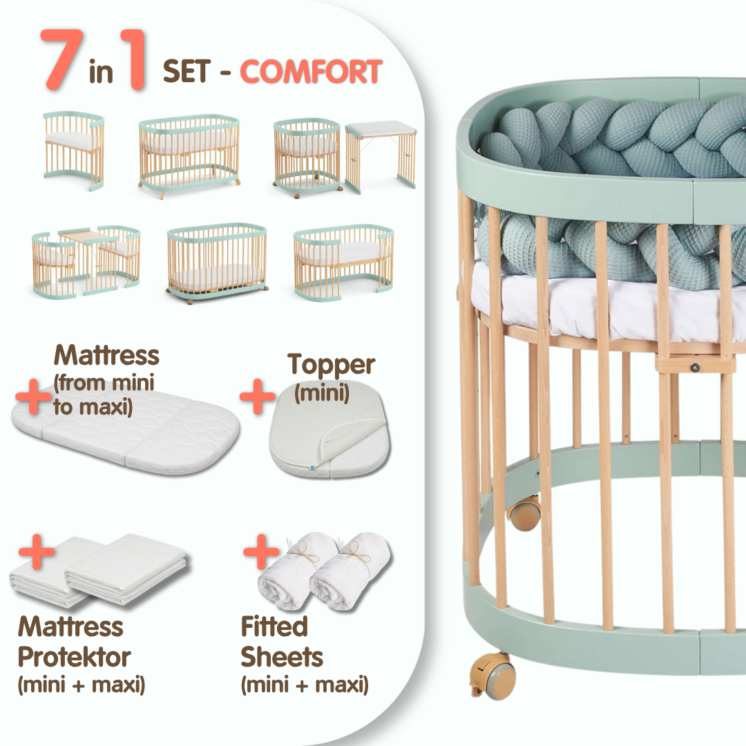 tweeto® COMFORT SET | Lettino 7 in 1