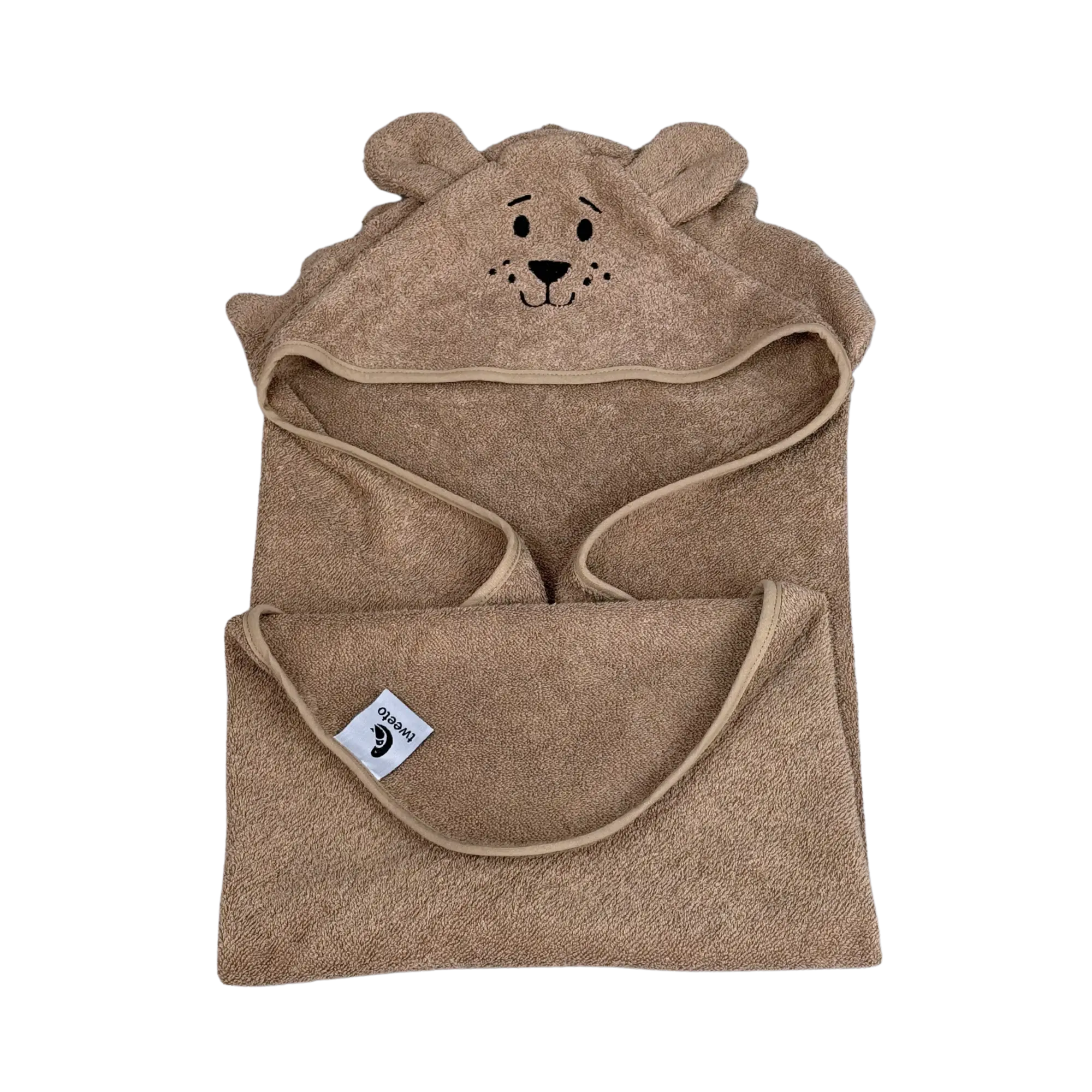 tweeto® Asciugamano con Cappuccio con Motivo Orsetto