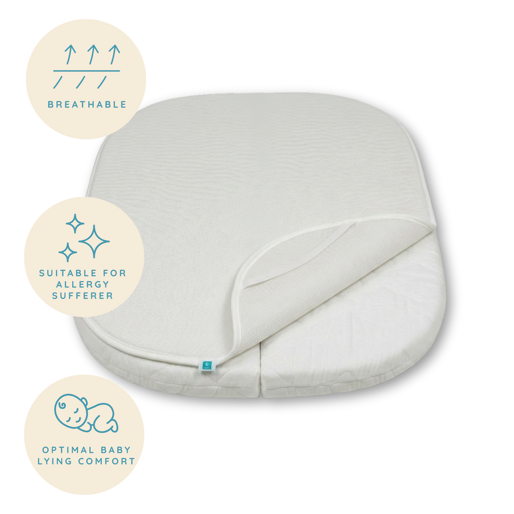 tweeto® AIR topper / mattress topper 70x70 cm MINI