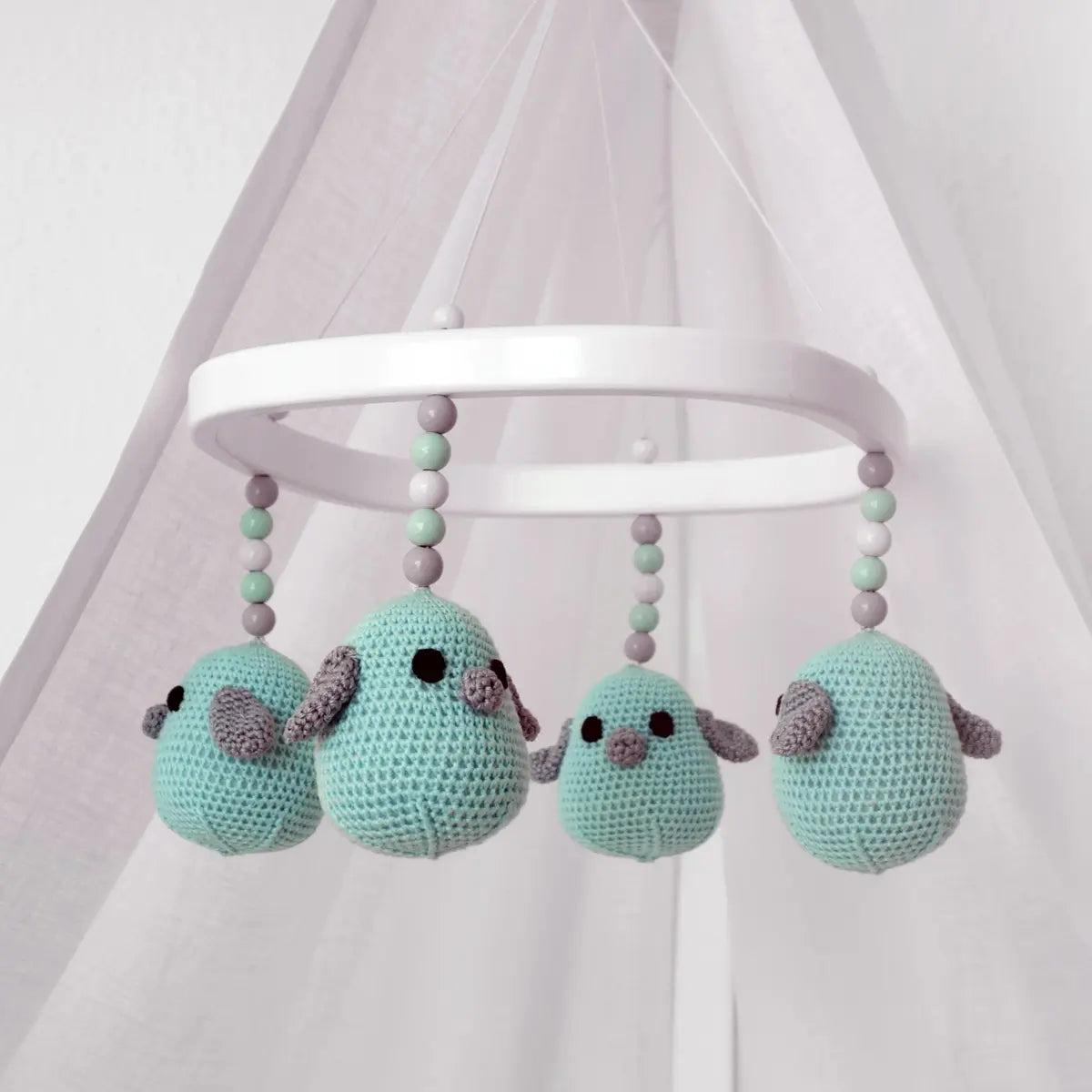 tweeto® Babybett Mobile - Vögel