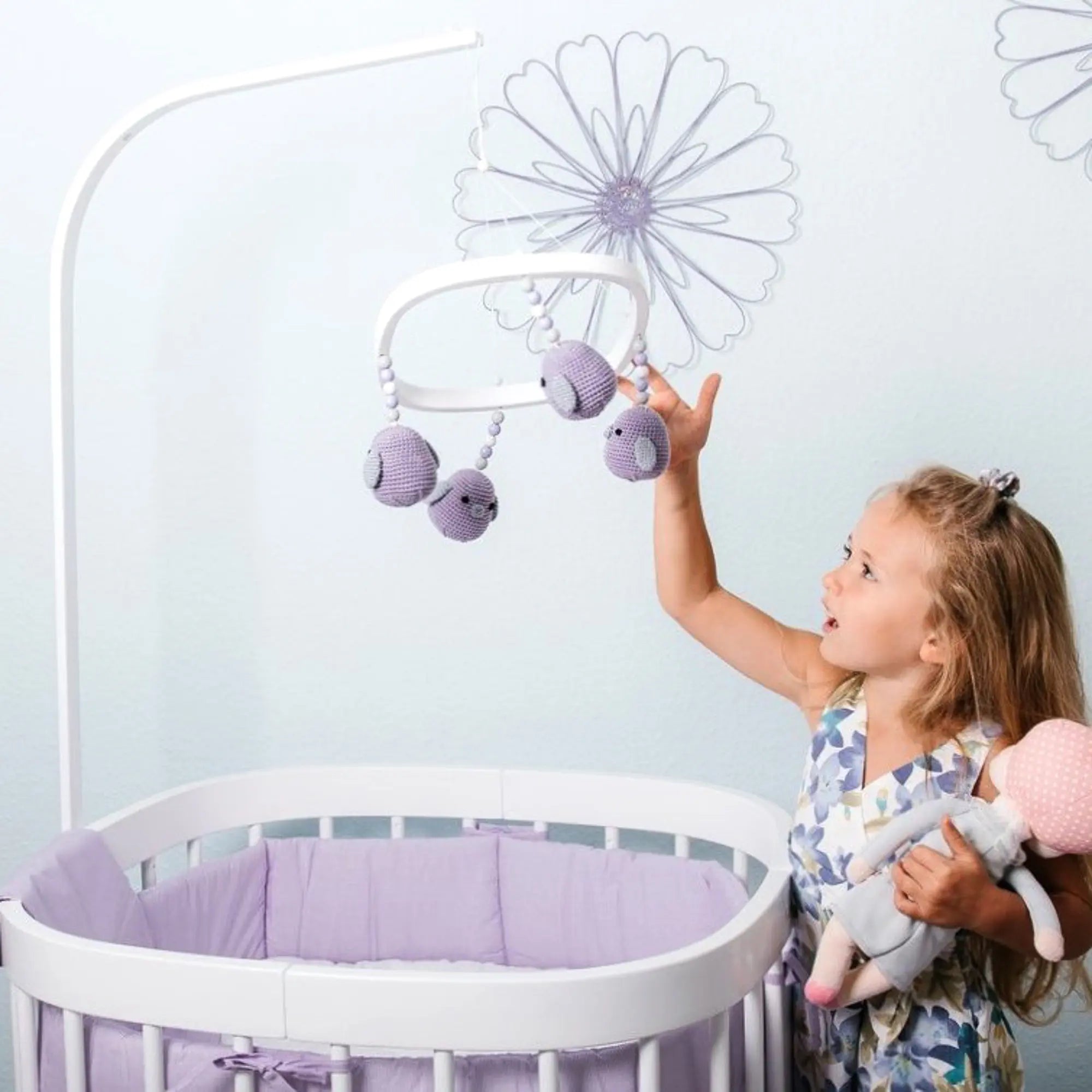 tweeto® Babybett Mobile - Vögel