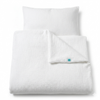 tweeto® Ensemble de Literie pour Bébé Mousseline 2 Pièces - 100x135 & 40x60 cm