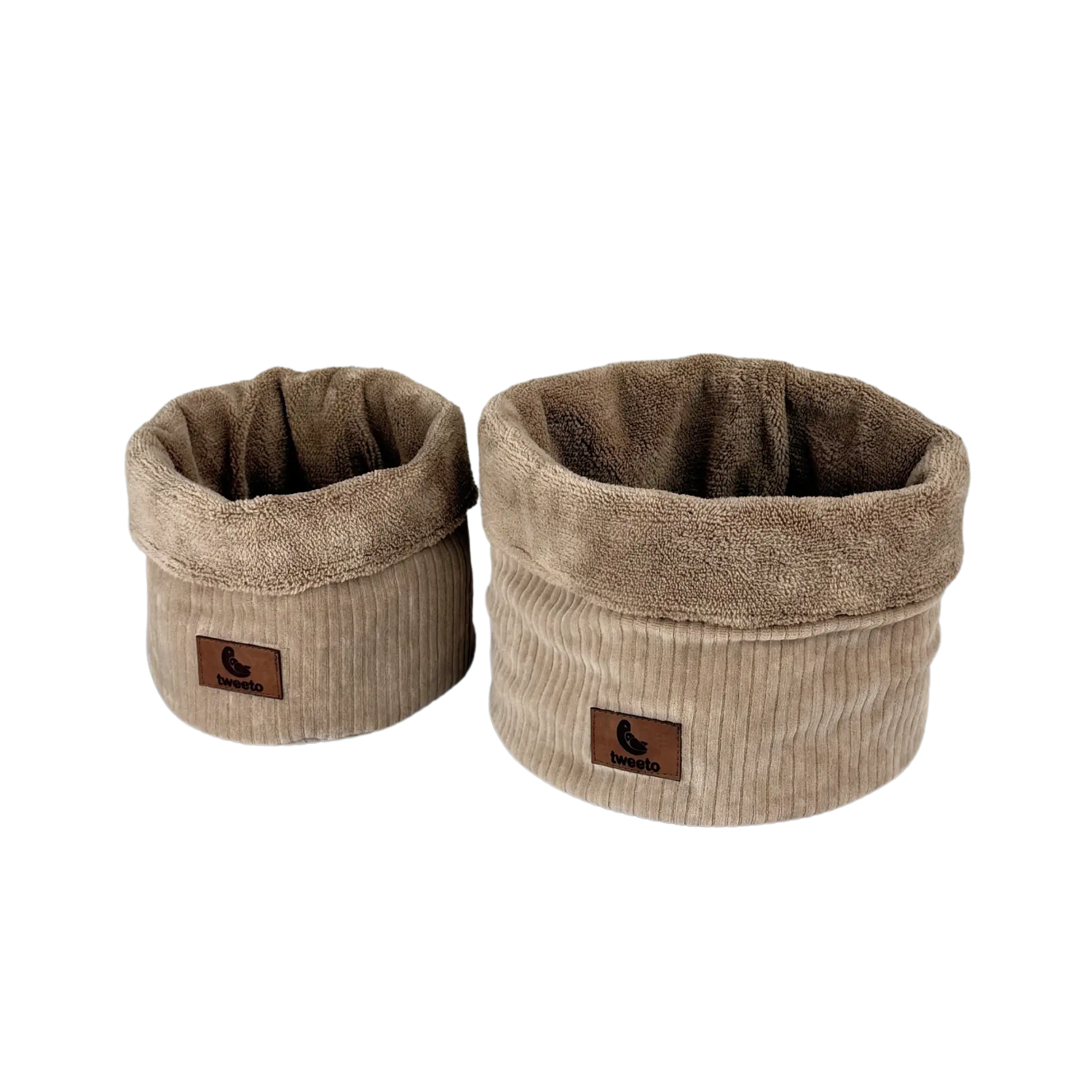 tweeto® Aufbewahrungskörbchen Hellbraun